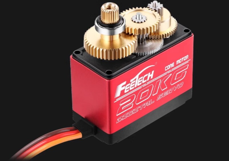 High Torque Waterproof Metal Gear Digital Servo (20KG, 180°, IP54) by FeeTech